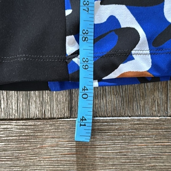 Joseph Ribkoff Contrast Inset Dress Royal Sapphire Multi - Picture 14 of 14